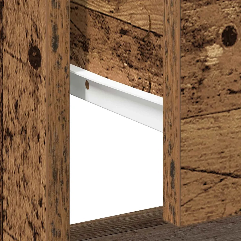 Comodino | Armadio da Notte | Mobiletto da notte Legno vecchio 45 x 34 x 44 cm Legno multistrato
