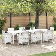 Tavolo da Giardino Bianco 300 x 100 x 73 cm polyrattan 3378522