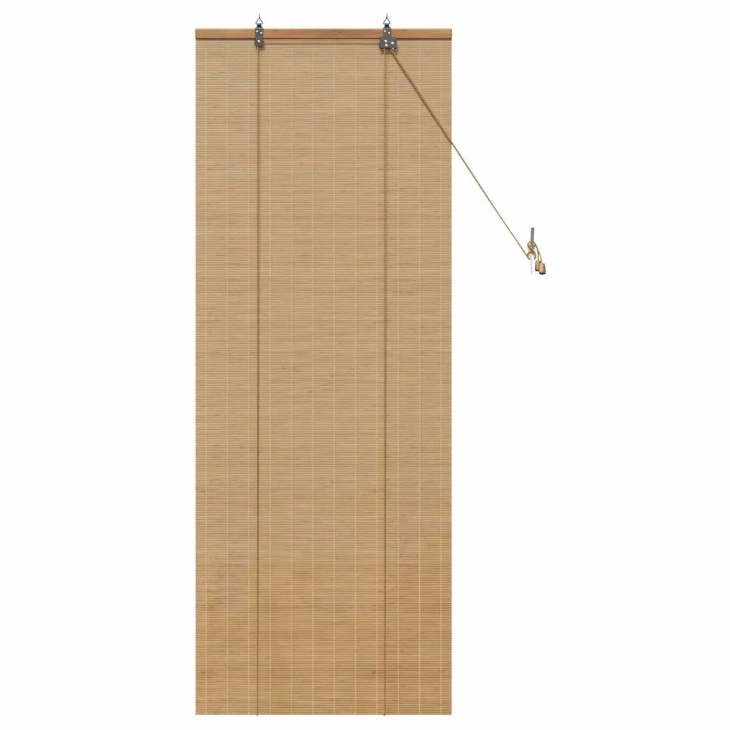 vidaXL Tende e Tapparelle per Finestre con tende Marrone Chiaro Bambù