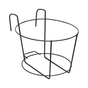 PORTAVASO TONDO PER BALCONE LEO DIAM. CM 22 ANTRACITE