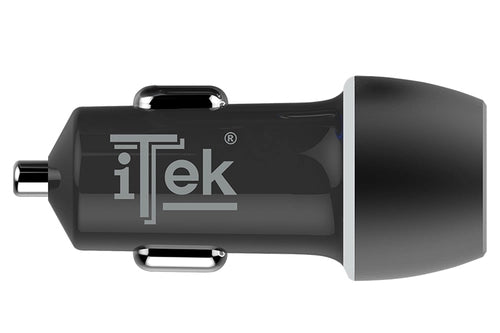 itek ITSCCUC42 Caricabatterie per dispositivi mobili Universale Nero Accendisigari Ricarica rapida Auto
