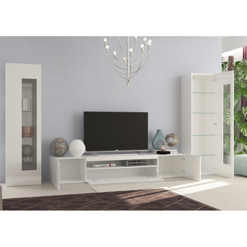 Set Soggiorno Daiquiri – 290x162x40 – Bianco Lucido