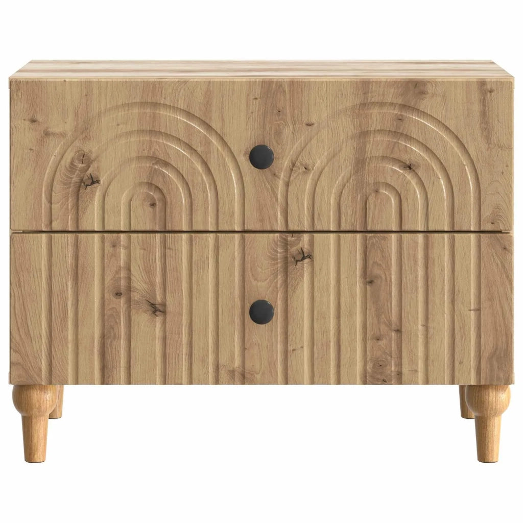 Armadio da Notte Rovere Artigianale 62 x 34,5 x 48 cm