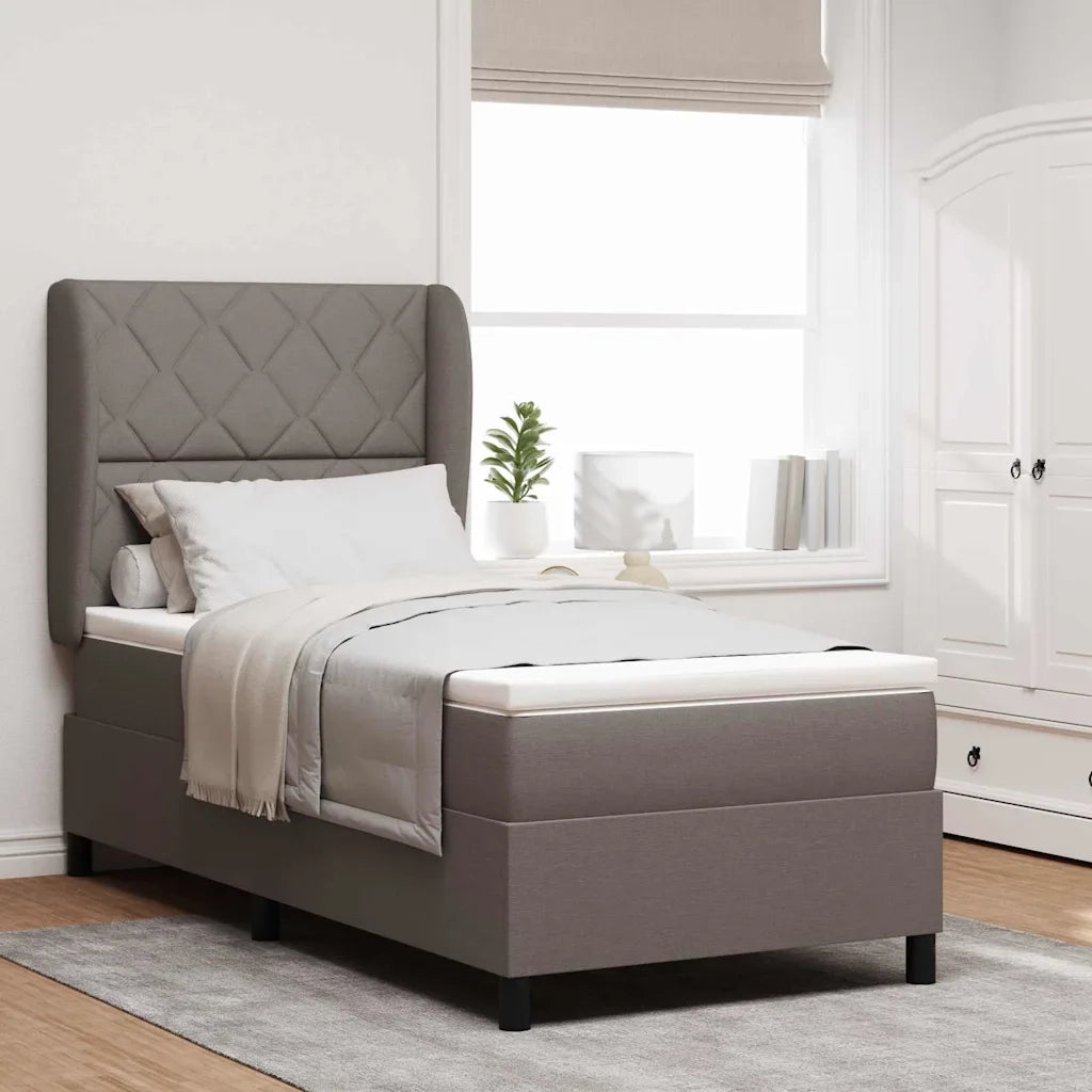 Letto a molle con materasso Talpa 100 x 200 cm Tessuto 3340617