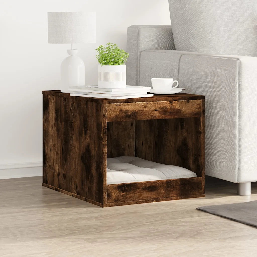 Recinto Lettiera Gatti Rovere Fumo 47x59x42 cm in Truciolato