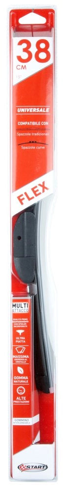 "Spazzola tergicristallo Curva 38 cm- 15"" Universale per auto"