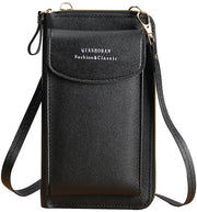 Borsa per Telefono - Borsa a Tracolla in PU Pelle - Donna - Borsa per Telefono Compatta - Borsa per Telefono Multifunzione - Peso Leggero 120g - Borsa a Tracolla per Donna