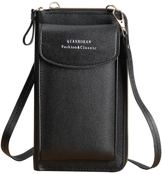 Borsa per Telefono - Borsa a Tracolla in PU Pelle - Donna - Borsa per Telefono Compatta - Borsa per Telefono Multifunzione - Peso Leggero 120g - Borsa a Tracolla per Donna