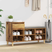 Mobile per scarpe con cassetto Legno vecchio 102 x 36 x 60 cm 881033