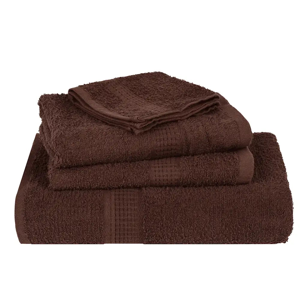 Asciugamani FROGN 10 pz Marrone 30x30 cm 360 g/m² 136754