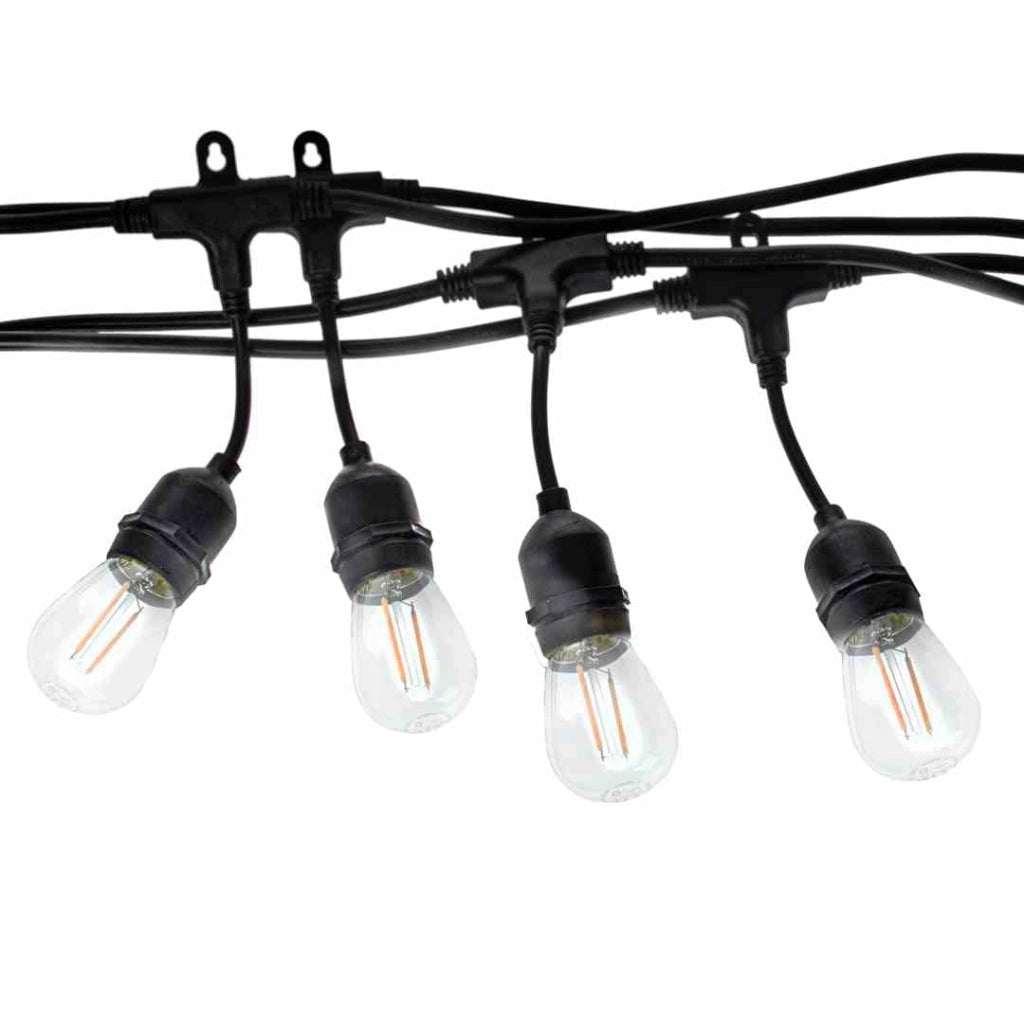Girlanda LED da esterno Eko-Light 10m 10xE27 IP44 nera