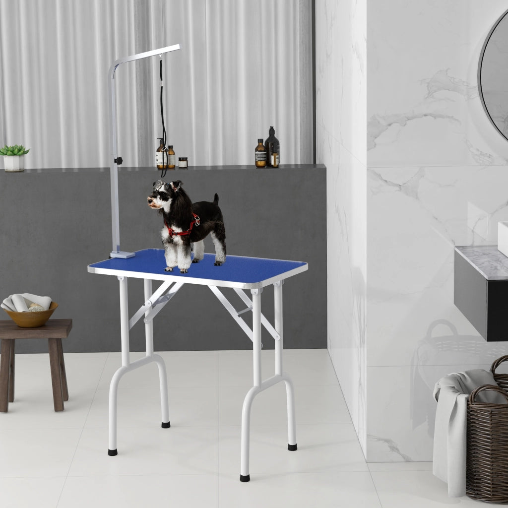 Tavolo da Toelettatura Canina Pieghevole ¨C Minimal ¨C 81x48,5x80 cm, Antiscivolo