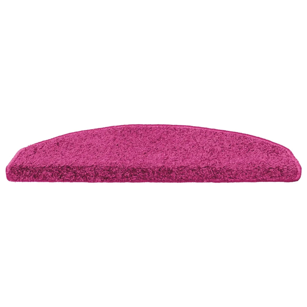 Tappetini per scale autoadesivi 15 pcs Rosa 80 x 24,5 x 3,5 cm