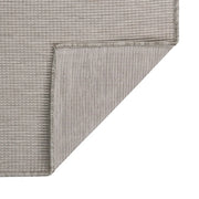 Tappeto da Esterni a Tessitura Piatta 80x150 cm Grigio Chiaro 340778