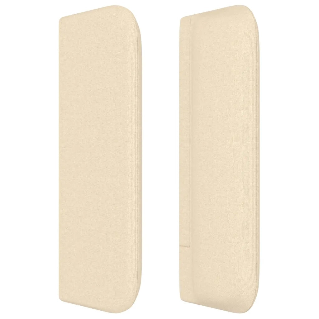 Testiera ad Orecchio Crema 163x16x78/88 cm in Tessuto 3119115