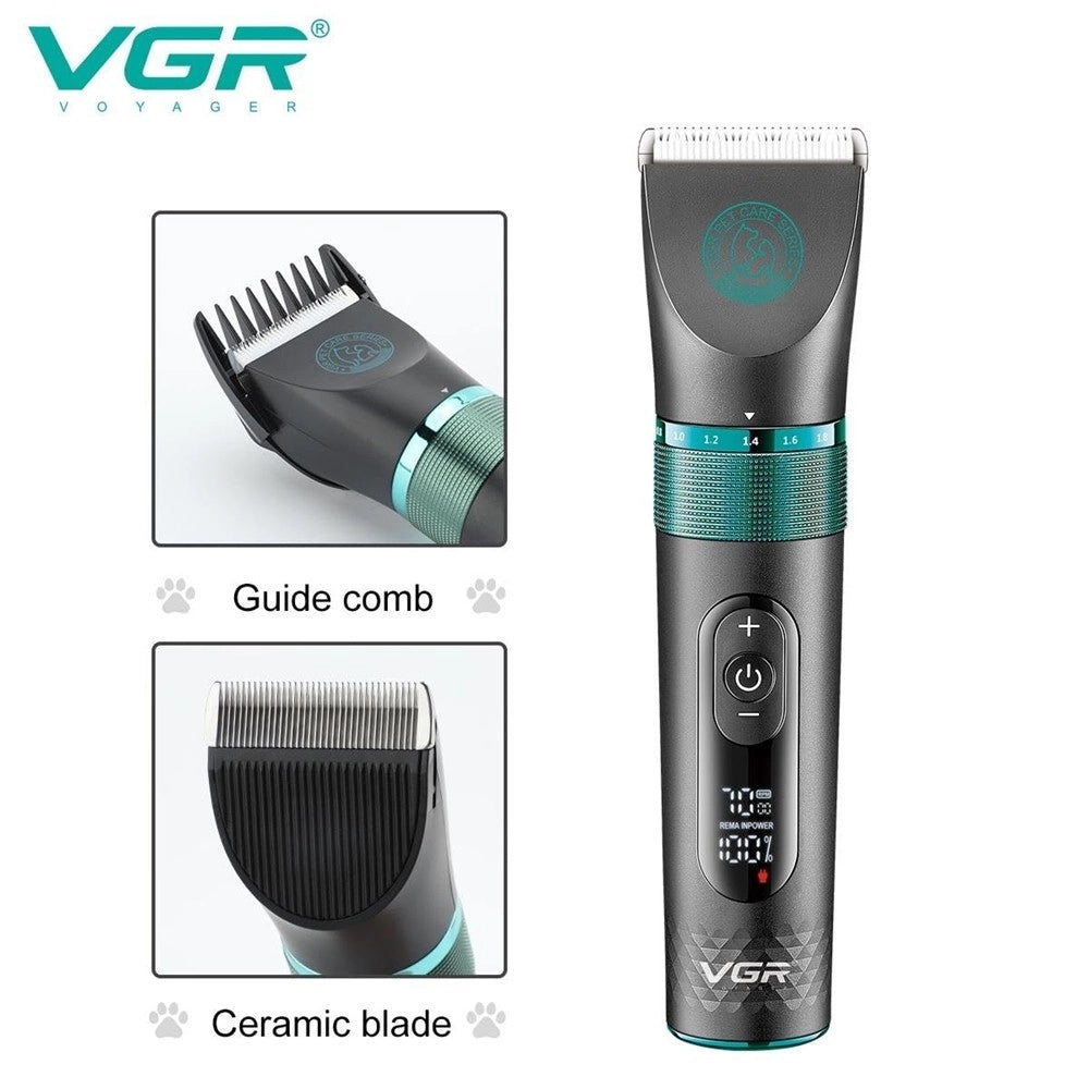 Tosatrice Professionale Animali Display Digitale Impermeabile Senza Fili V-209