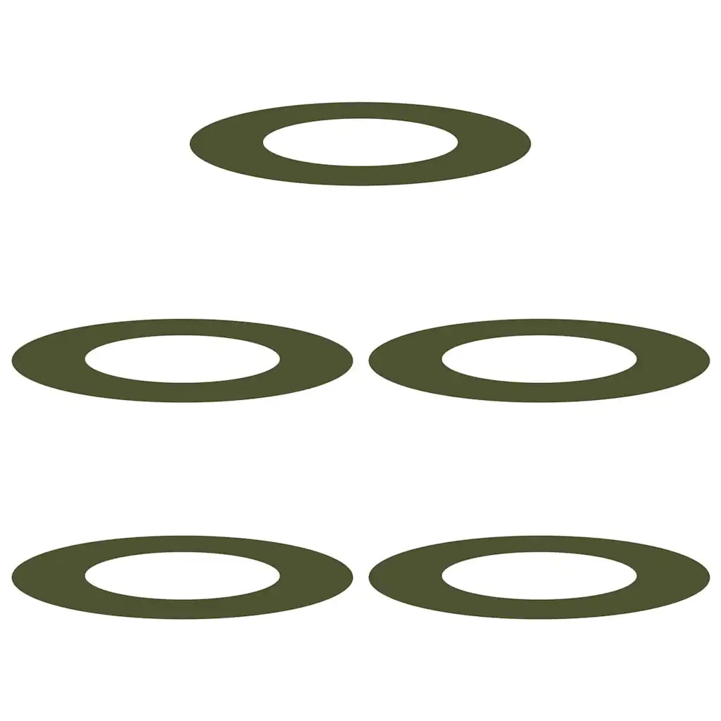 adatto per Anelli d'Albero Piatto 5 pcs Oliver verde Ø40 / 70 cm 873683
