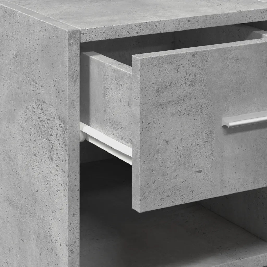 Credenza Grigio Cemento 50x42,5x93 cm in Legno Multistrato 846330