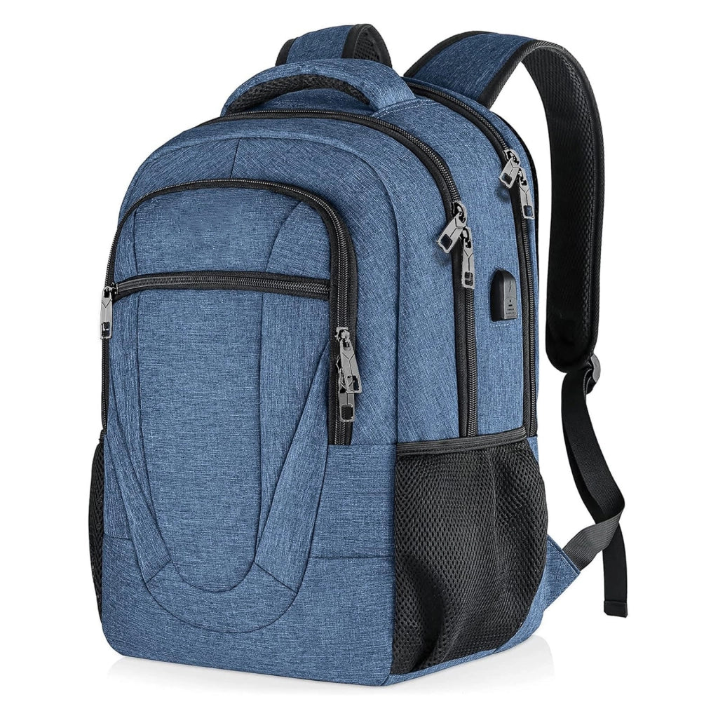 Zaino capiente per computer portatile con porta USB