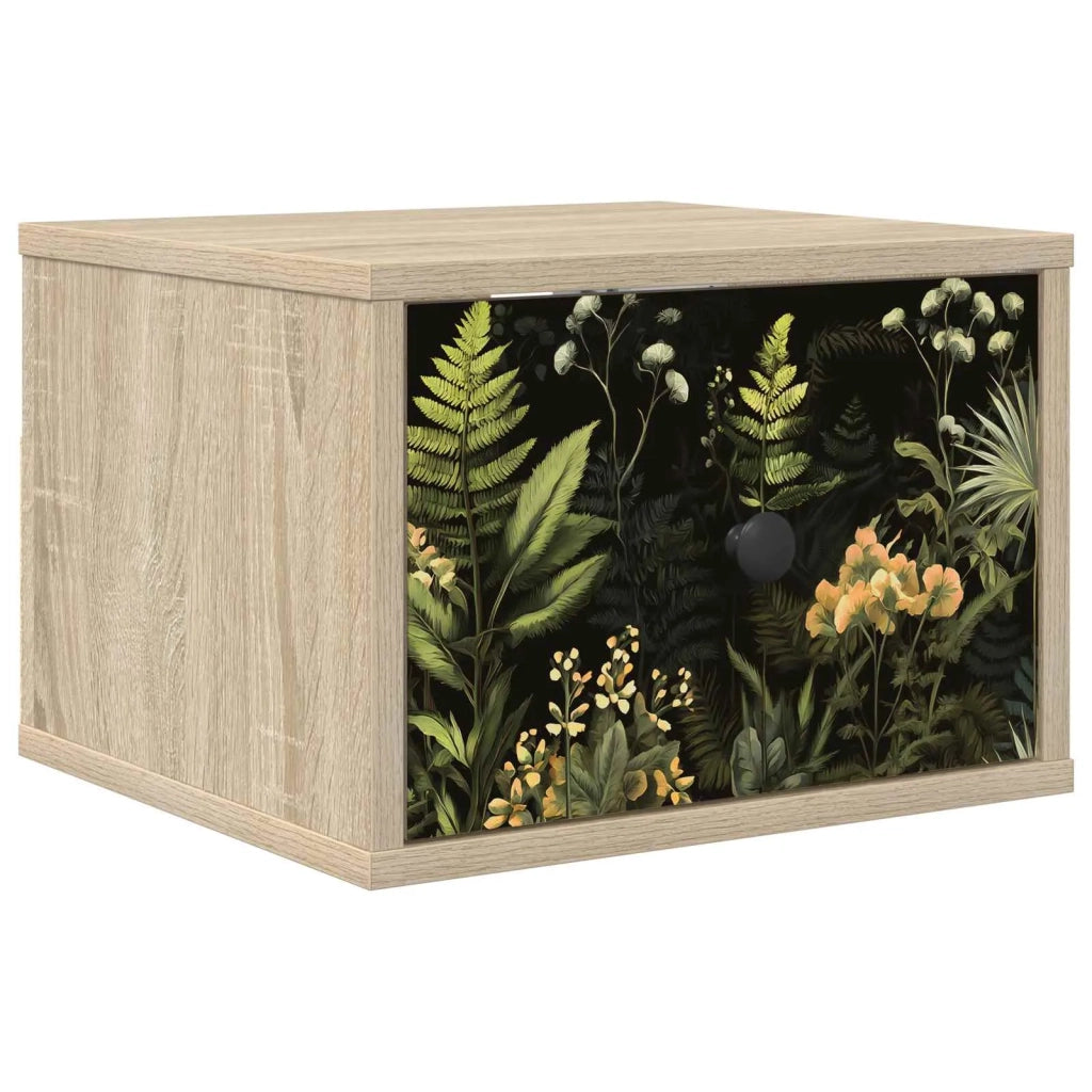 Mobiletto da comodino a parete RHENEN Rovere Sonoma 8007429