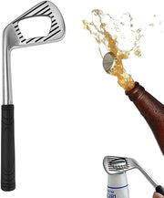Apri-bottiglia in forma di mazza da golf, apri-bottiglia in acciaio inox, apri-bottiglia per birra, apri-bottiglia per birra, estrattore di cappello di birra, per appassionati di golf, regalo per il padre, festa, bar (acciaio inossidabile)