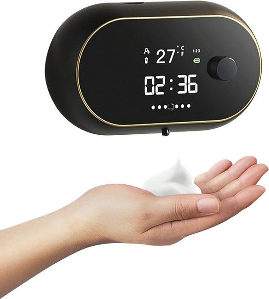 Dispensatore di sapone automatico con installazione a parete elettrica - Dispensatore di sapone schiumante per cucina e bagno commerciale - 450ml/15oz
