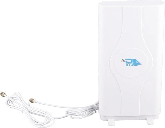 Antenna 4G LTE ad alta potenza 88dBi con guadagno elevato - Amplificatore Ethernet direzionale TS9-SMA-CRC9 - Antenna di segnalamento direzionale - Bianca - Utilizzabile in scuole secondarie .