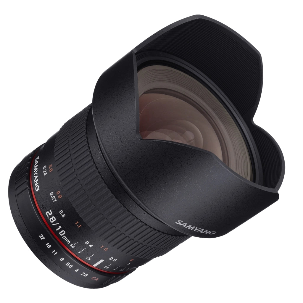 SAMYANG VDSLR UMC Fish-Eye CS II 10 mm / F2.8 Messa a fuoco manuale, obiettivo per attacco Fuji nero