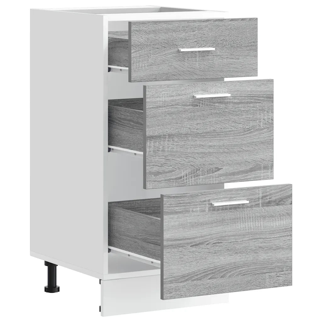 Armadio Inferiore “Lyon” Grigio Sonoma 40x46x81,5 cm 854216