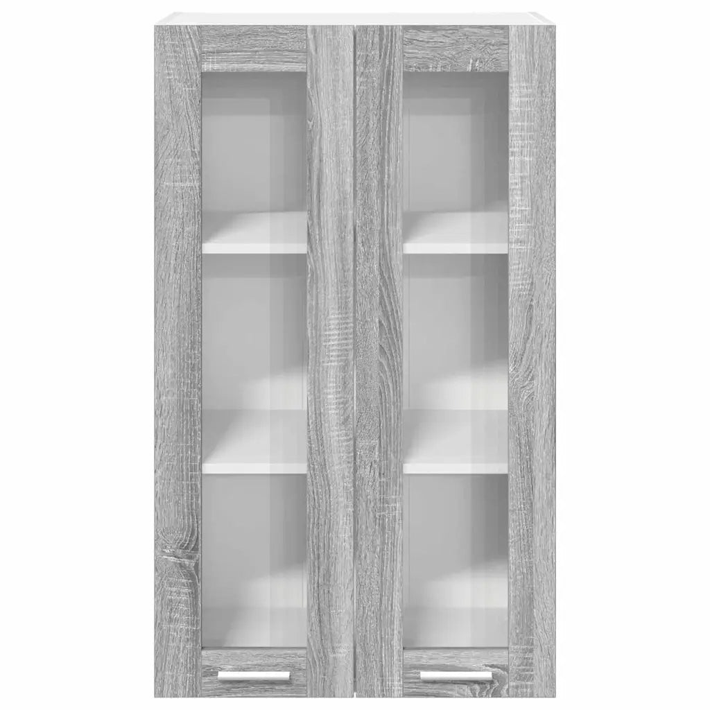 Armadio pensile con porta Grigio Sonoma 60 x 31 x 100 cm 884391