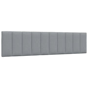 Coussin de tête de lit Hanko gris clair 200 cm tissu