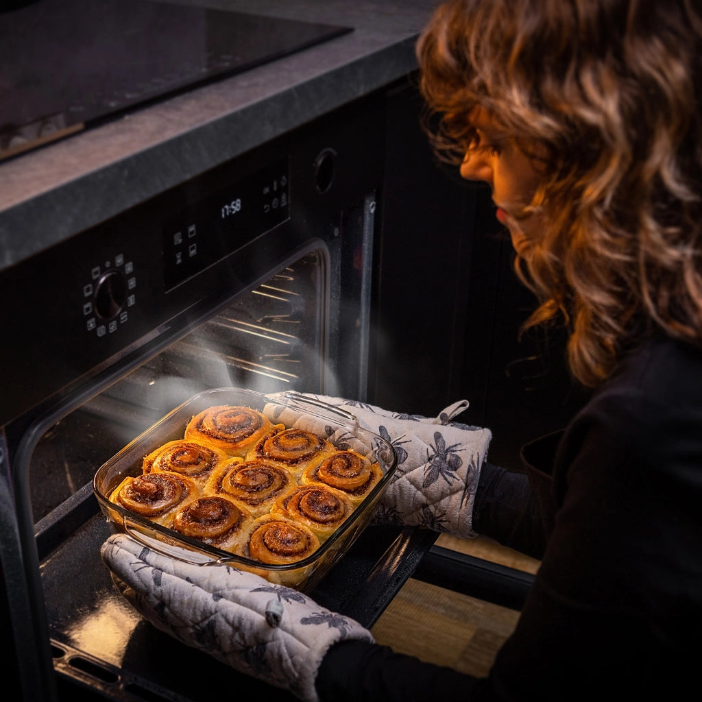 KADAX Teglia da forno piccola, quadrata, 25 cm, adatta al forno, 2,5 l