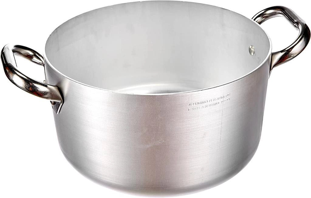 Casseruola Professionale in Alluminio Alta 2 Manici 32 cm Agnelli