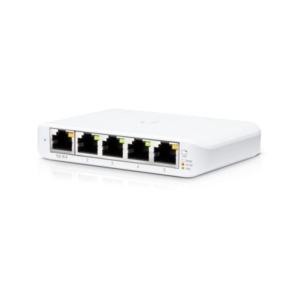 Ubiquiti networks unifi usw flex mini gestito gigabit ethernet (10/100/1000) bianco supporto power over ethernet (poe) - USW-FLEX-MINI