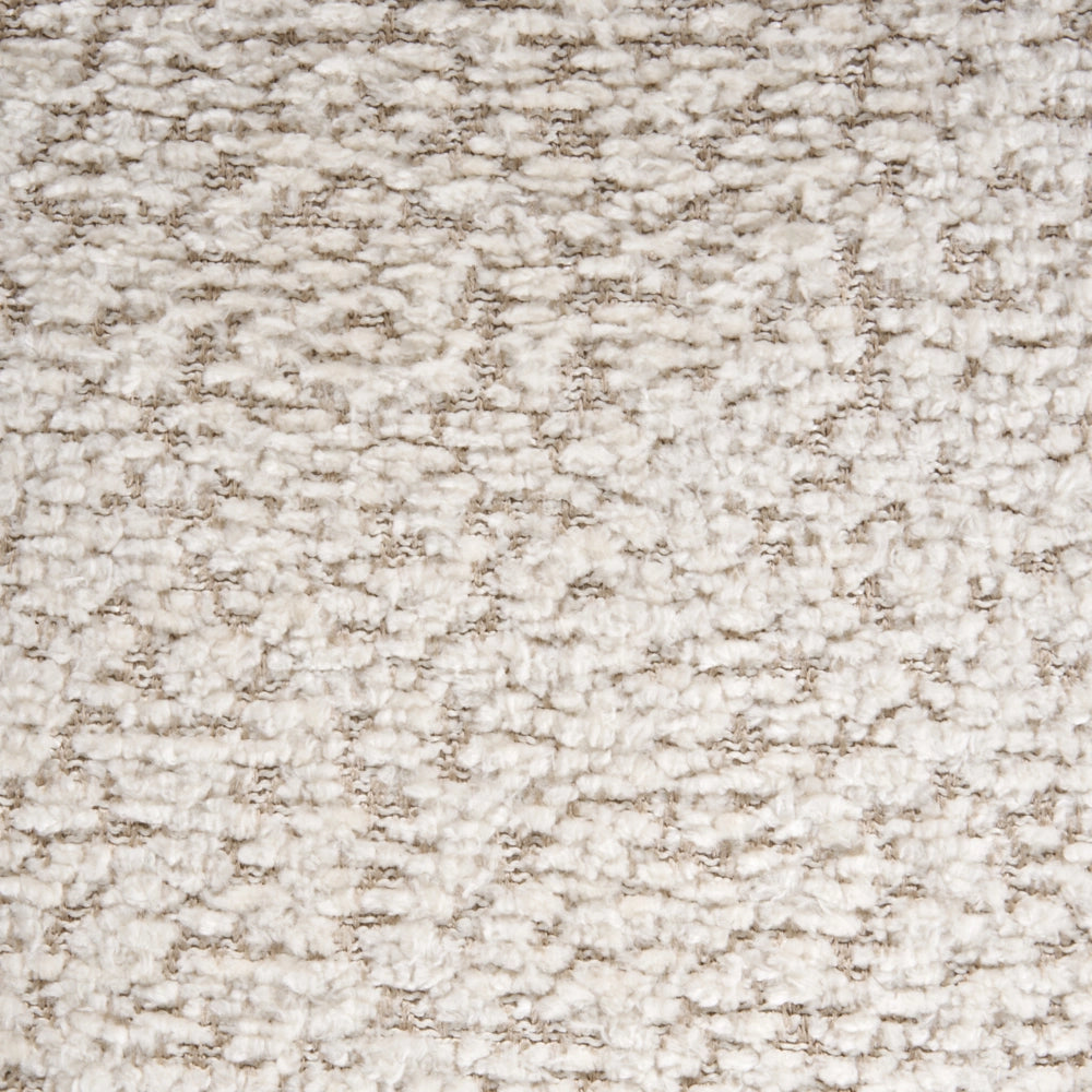 Set di 2 sedie da bar marrone scuro e beige chiaro con struttura in legno di caucciù e sedile in bouclè Cucina da pranzo retrò
