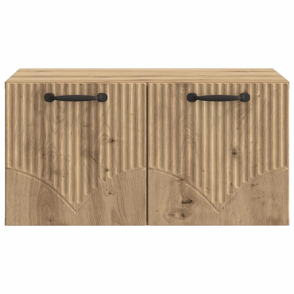 Mobile Porta TV da Muro Rovere Artigianale 59,5 x 41 x 30 cm