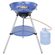 Campingaz 2000025701 Party Grill 600 Fornello da Campeggio a Gas 4000W Accensione Piezoelettrica Treppiede Termometro colore Nero