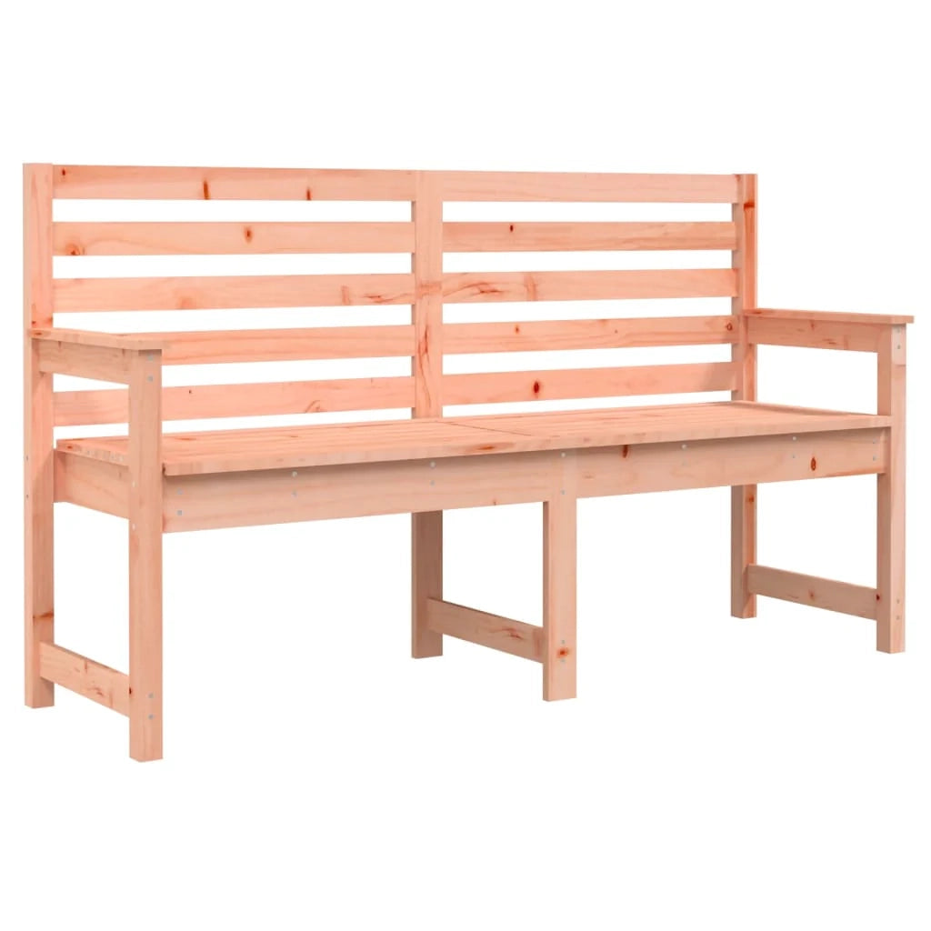 Panca da giardino mobili da esterno per patio terrazza 159,5 x 48 x 91,5 cm legno massello di abete Douglas 02_0011261