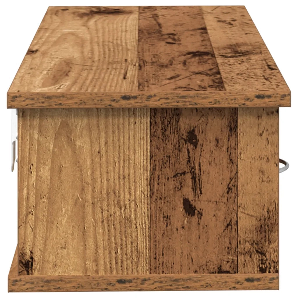 Armadietto a Muro Legno Antico 60x26x18,5 cm in Truciolato 855858