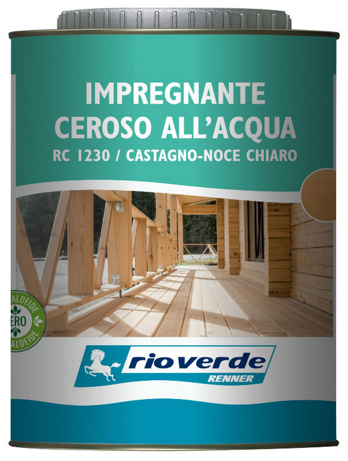 rioverde rc 1230 impregnante ceroso noce chiaro 0,750 cod:ferx.5976