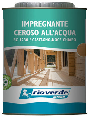 rioverde rc 1230 impregnante ceroso noce chiaro 0,750 cod:ferx.5976