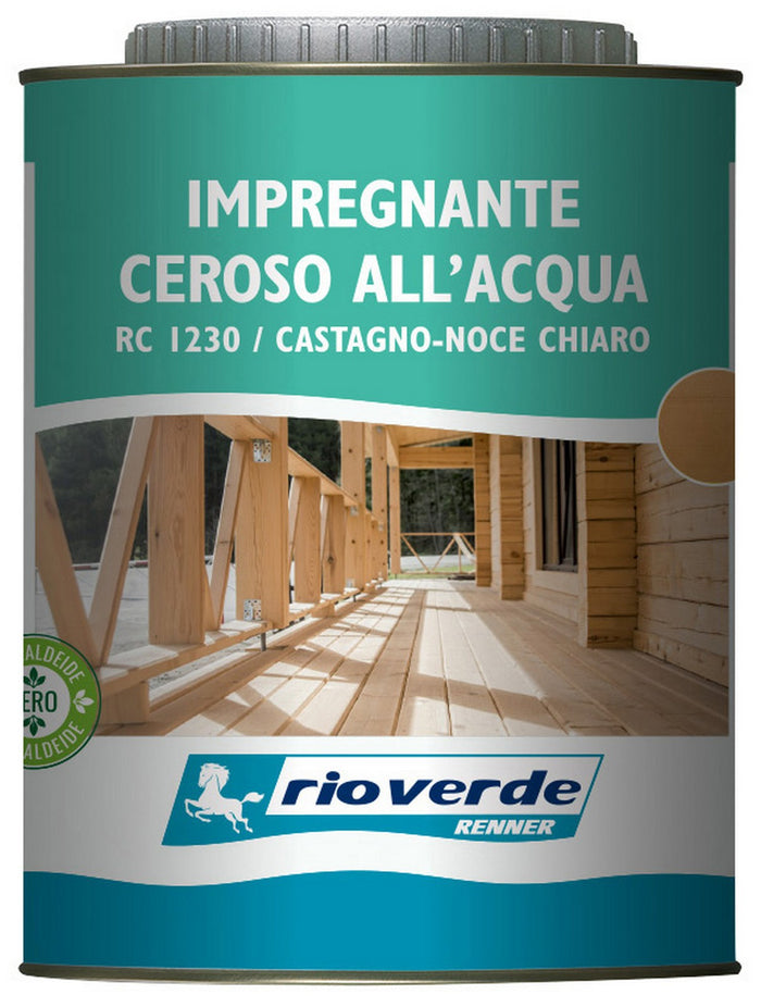 rioverde rc 1230 impregnante ceroso noce chiaro 0,750 cod:ferx.5976