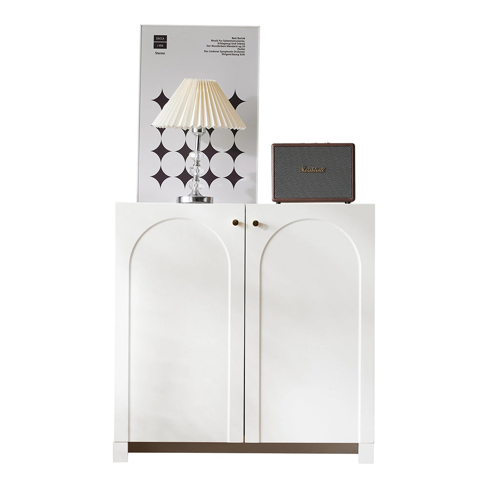 Buffet - Xylo - 2 porte bianco crema 80x40x80cm