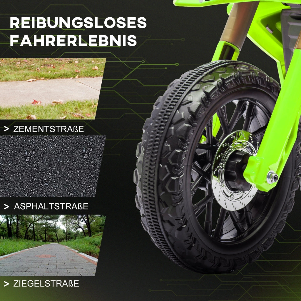 Moto Elettrica per Bambini ¨C zephmum ¨C Verde