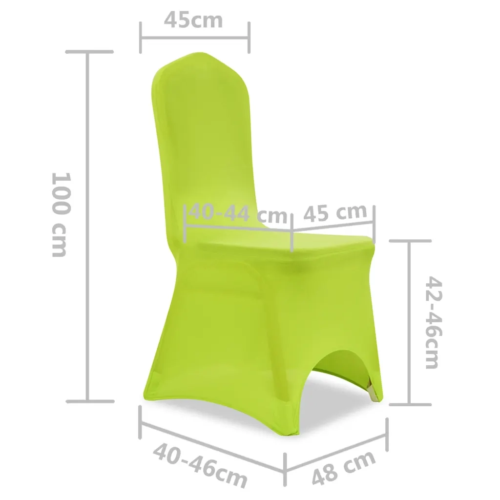 Fodera Elastica per Sedie 4 pz Verde CFW1862894