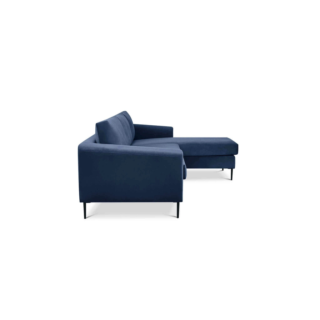 Divano moderno con chaise lounge in Tessuto cm 181x96x84 - RIKI