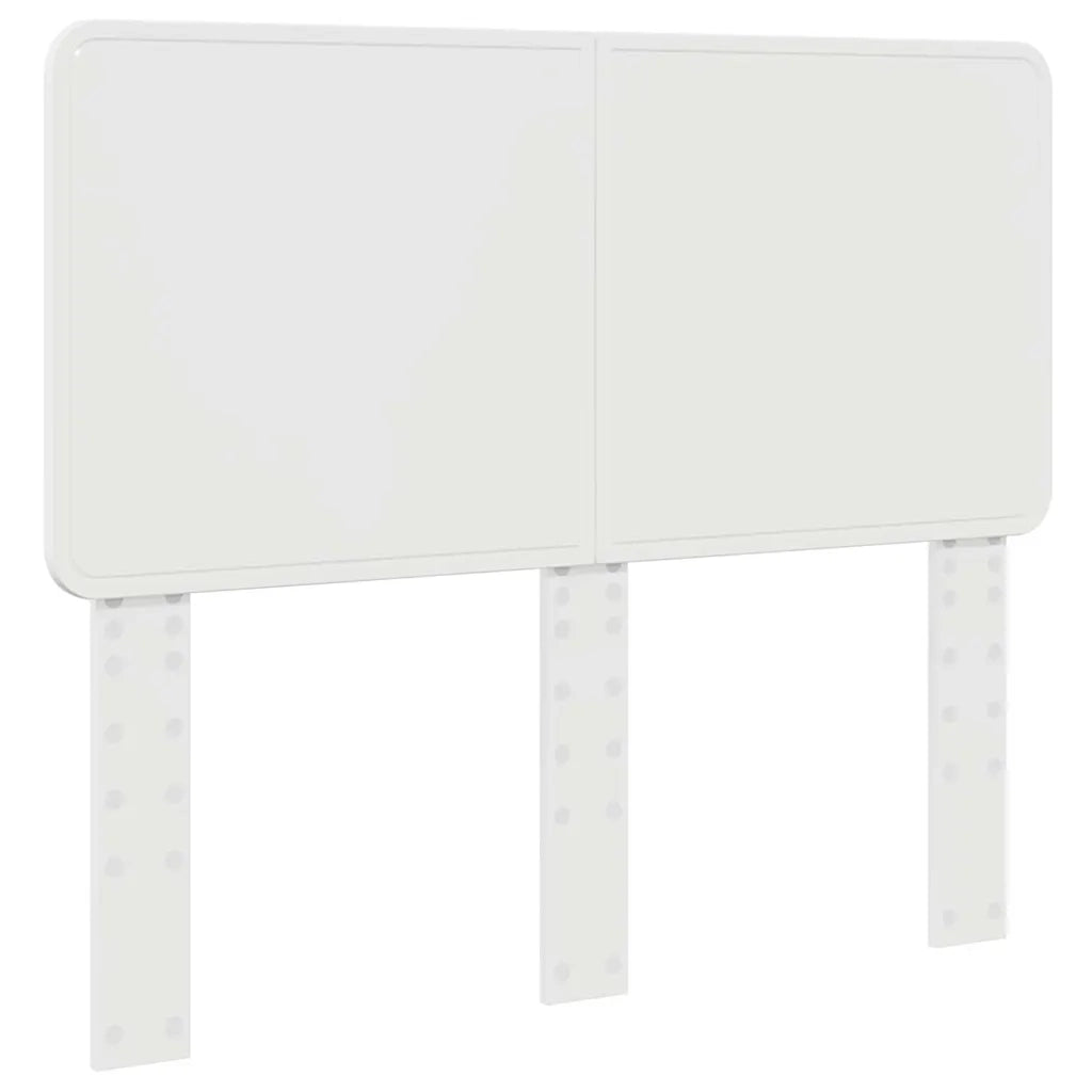 Testiera-Testata-Testiera Decorativa Bianco Lucido 120 cm Legno multistrato 396071