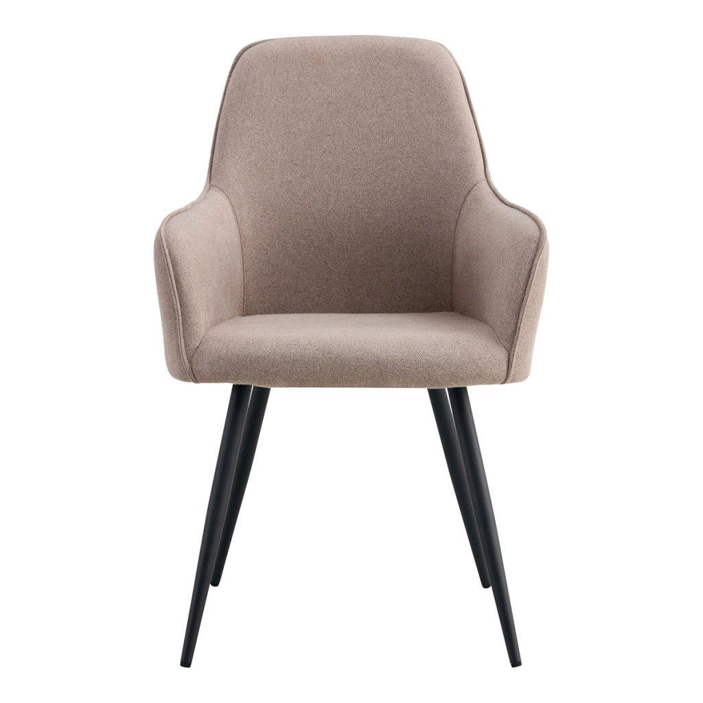 Set di 2 Sedie Harbo 1, Beige, Tessuto, 65x57x87 cm