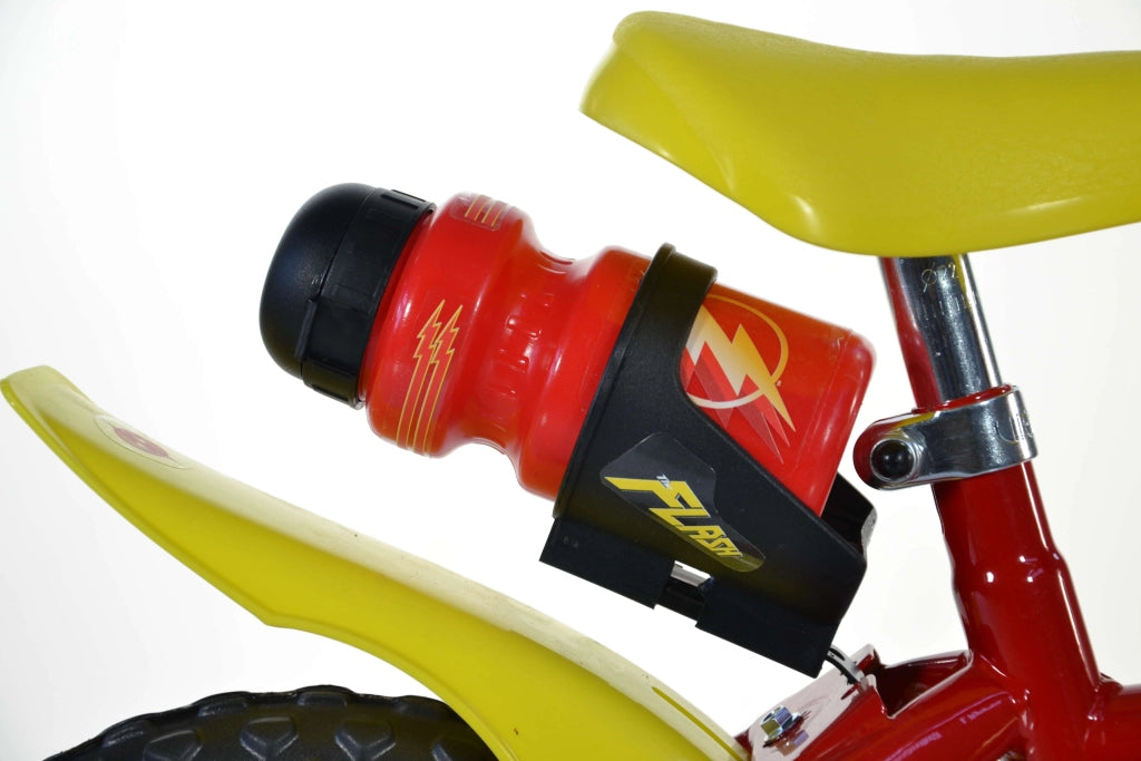 FLASH 16", bicicletta per bambini, adatta a bambini tra i 5 e i 7 anni, per altezza tra 105 e 135 cm, con borraccia e sc