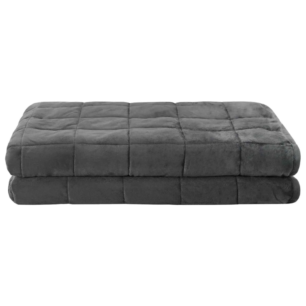 Coperta Ponderata Antracite 122 x 183 cm 9 kg 100% Cotone 205T 3442974